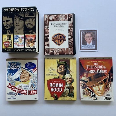 Warner Legends Collection DVD  Yankee Doodle Robin Hood Flynn Cagney Bogart - image 1 of 4