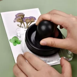 Herramientas para tarjetas estampillas libro de recortes artesanías posicionador de estampillas herramienta de presión de estampado - Imagen 1 de 12