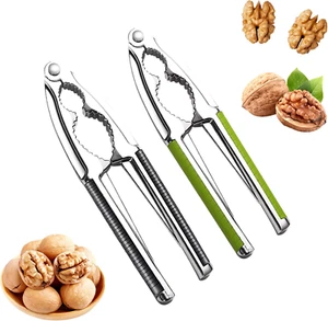 2PCS Schiaccianoci in Metallo,Schiaccianoci Acciaio Inox, Schiaccianoci,Schiacci - Foto 1 di 12