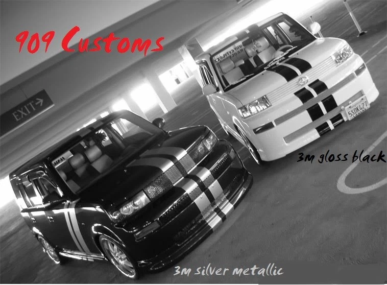 Scion XB Truck Rally 5" Carreras Vinilo Rayas Gráfico Color Calcomanía Adhesiva 40 PIES Foto 1 de 1