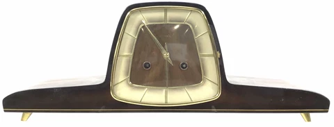 Vintage Hermie Art Deco Retro Mantel Clock 1280/1 (1950-60) Cover