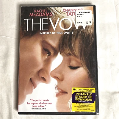 The Vow DVD Rachel McAdams Channing Tatum Romance Widescreen 2012 PG-13 Sealed Foto 1 de 4