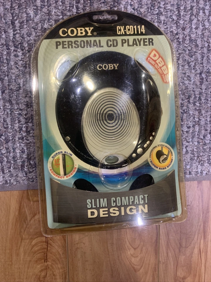 Coby Portable Compact Anti-skip CD Player Lightweight & Shockproof