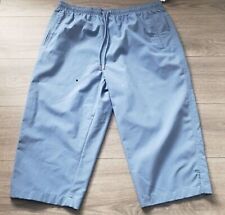 NICE Hasting & Smith Capri/Pants Women's Blue Size L Pull on Elastic Waist