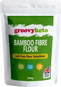 Groovy Keto Bamboo Fibre Flour Fiber - Keto - 500g | Extra Fluffy and Light - Picture 1 of 5