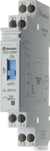 Auto-Off-On-Relais 24V AC/DC , 1 Wechsler, 10Amp. Finder: 19.21.0.024, 1St. - Bild 1 von 2