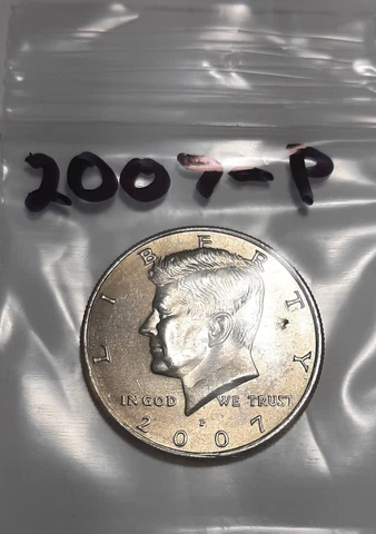 2007-P Kennedy Half Dollar Cover