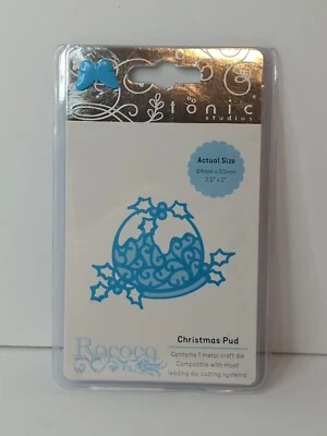 Christmas Pud Pudding Tonic Studios Metal Die 1013E - Image 1 of 2
