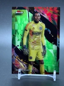 2024 Topps Finest MLS Neon Green Refractor Uncommon #132 ANDRE BLAKE /99 - Bild 1 von 2