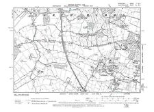 Old map Littleheath 1898 Middlesex repro 1-NE