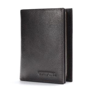 mens zipper leather rfid blocking buckle wallet with Large capacity card slot... - Picture 1 of 6