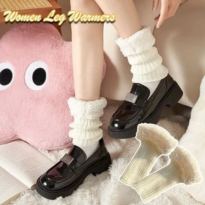 Short Boot Toppers Socks Lolita Short Boot Cuffs Foot Cover Autumn Winter - Photo 1/9