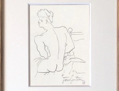 Jean Cocteau Dibujo Masculino Francés Boceto Erótico Querelle Marinero Foto 1 de 4