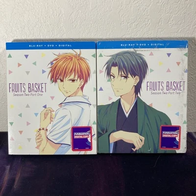 Fruits Basket Season Two Part One 1 & Two 2 (Blu-ray Disc/DVD) (2021 8-Disc Set) - Image 1 of 4