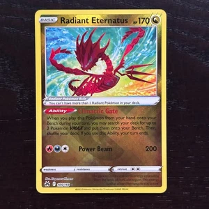 Radiant Eternatus 105/159 Pokemon Crown Zenith Sword&Shield Radiant Rare Holo NM - Picture 1 of 2