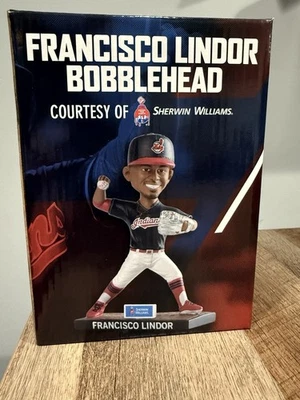 Francisco Lindor Cleveland Indians Bobblehead SGA - Image 1 of 3