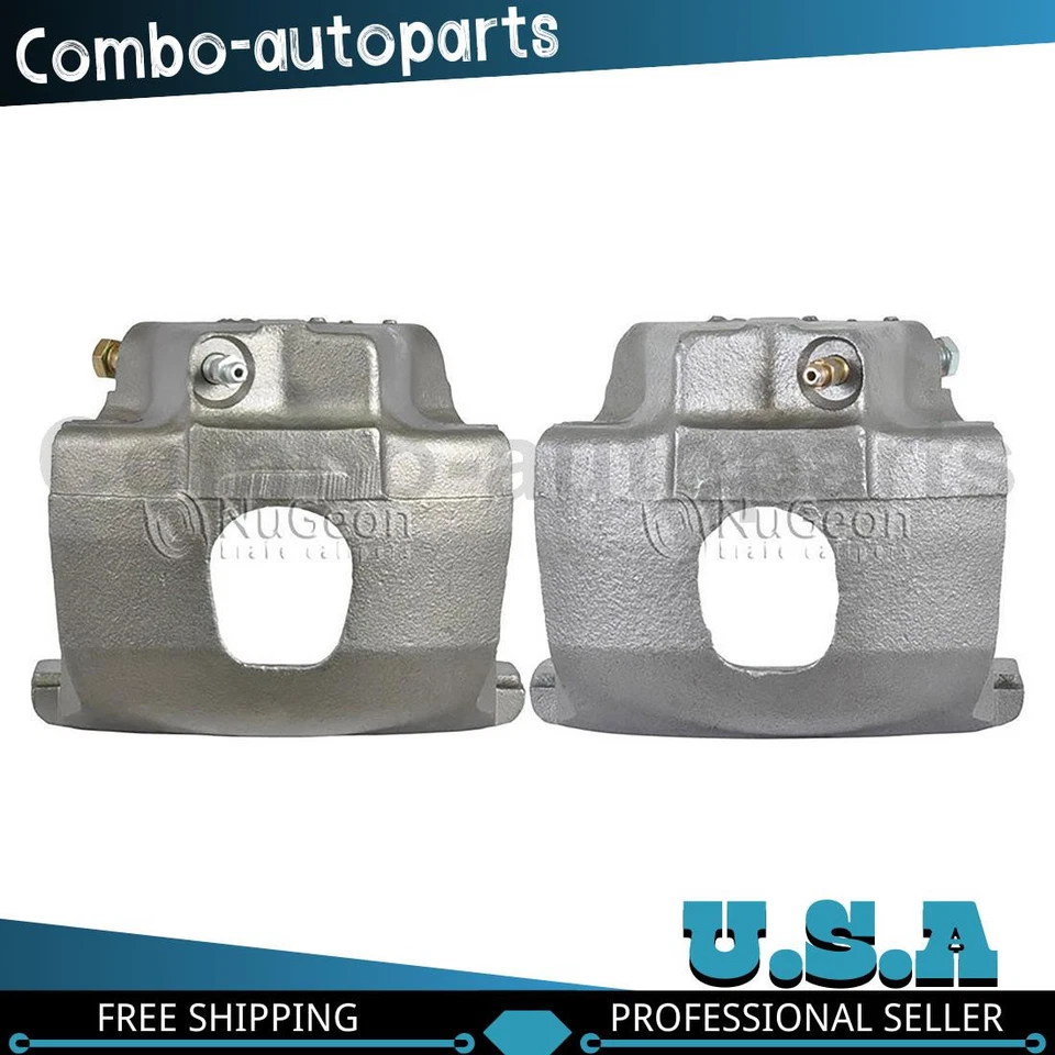 Pinzas de freno delanteras izquierda derecha con soporte para Ford F-100 F-250 1973-1978 1979 Foto 1 de 4