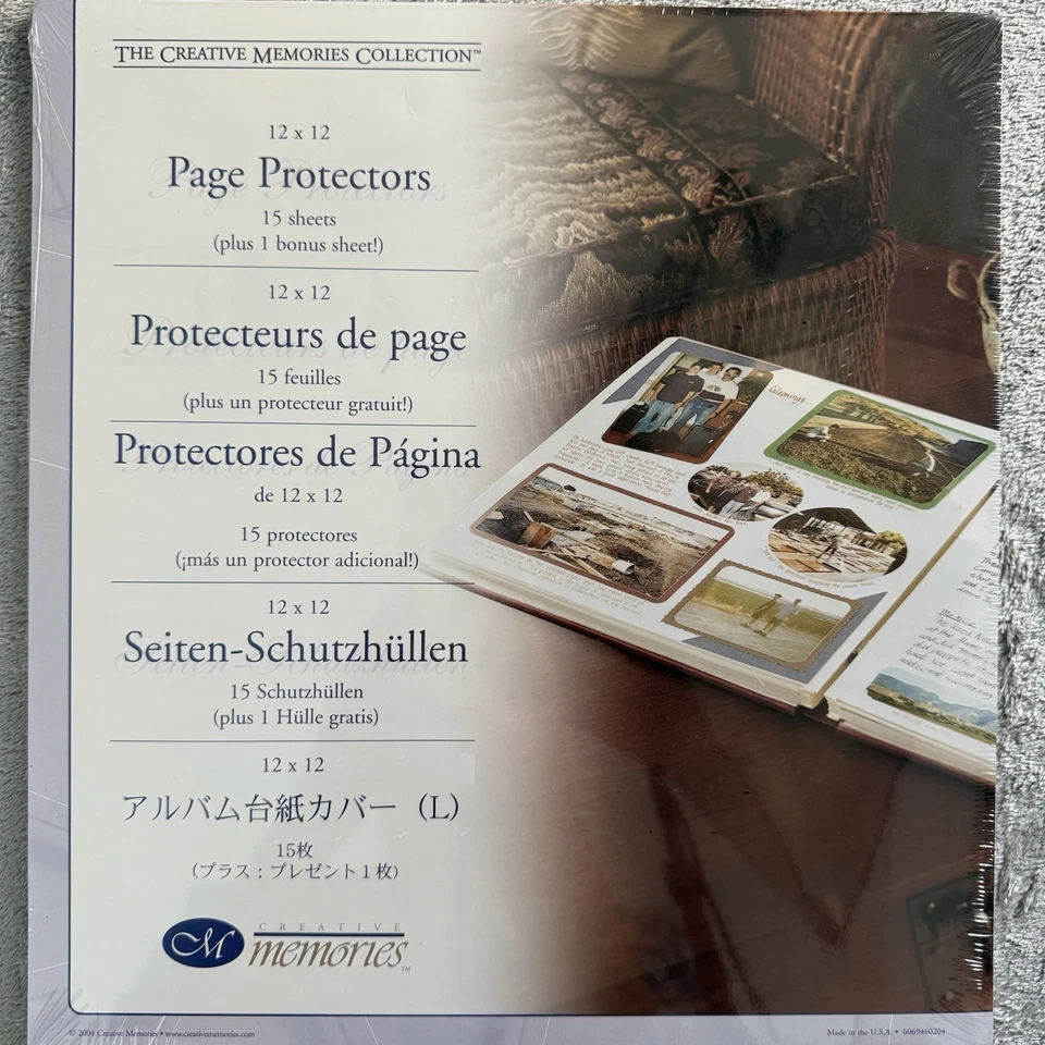 Protectores de página originales Creative Memories 12x12 16 hojas/32 páginas ¡Entrega rápida! Foto 1 de 2