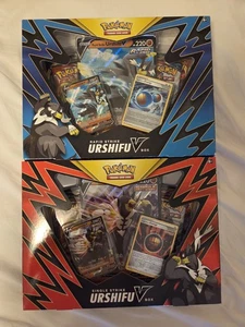 Juego de 2 cajas Pokemon TCG estilos de batalla golpe único y rápido Urshifu V - Imagen 1 de 2