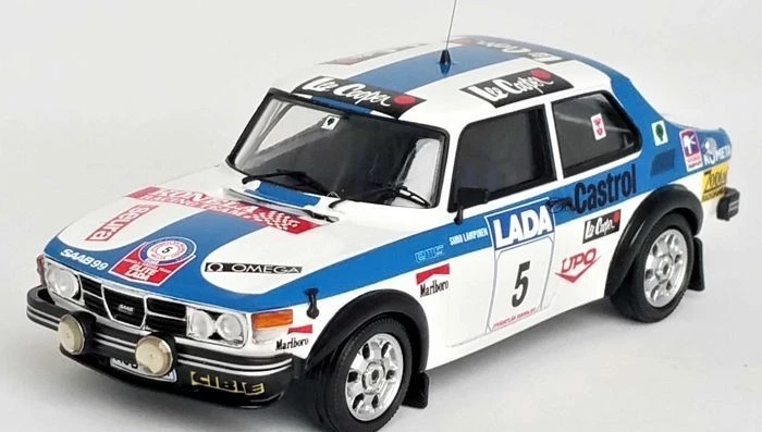 Trofeu dsn41 1/43 Saab 99 1977 1000 Laghi Rally #5 Modello Auto Da Giappone
