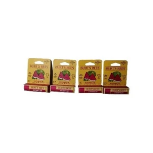 Burts Bees Watermelon Lip Balm LOT OF 4 New Moisturizing Natural  - Picture 1 of 2