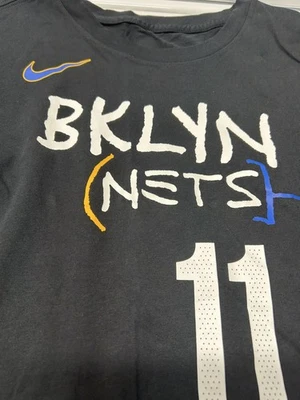 Preowned EUC Nike Kyrie Irving Brooklyn Nets dri fit  Player T-Shirt - black  XL - Image 1 of 3
