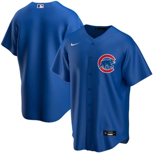 Camiseta deportiva azul de los Chicago Cubs Nike MLB alternativa para hombre - Nueva - Imagen 1 de 3