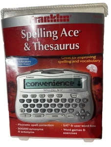 Franklin Spelling Ace Thesaurus SA-206S Electronic Dictionary - New/Sealed - Picture 1 of 2