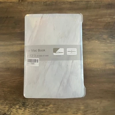 MacBook Air 13”3 2010-2017 white marble design hardshell case - Image 1 of 3