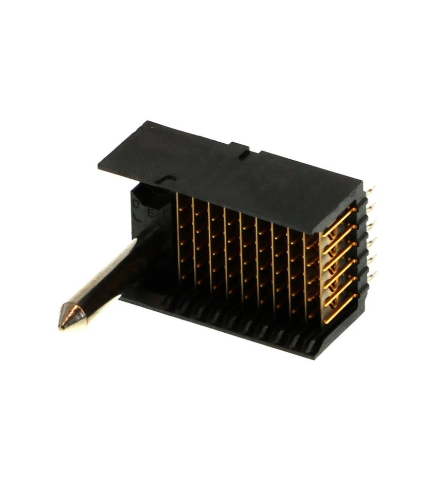 10x Molex 740581002 VHDM 60-Pos Press-Fit Backplane Connector Header Gold Plated - Image 1 of 4