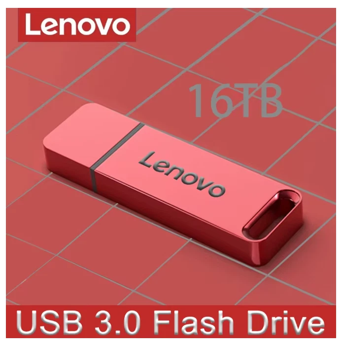 Lenovo 16TB USB Flash Drives USB 3.0 Metal Pen Drive 8TB OTG High - image 1 of 1