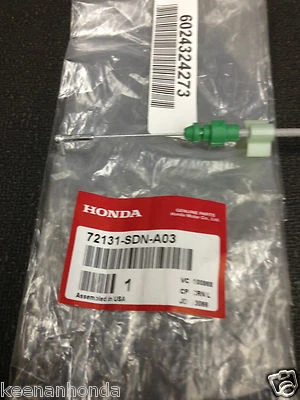 Genuine OEM Honda Accord 2Dr Cpe Right Side Door Handle Release Cable 05 - 07   - Image 1 of 2