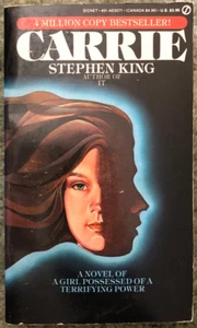 Carrie, Stephen King, Signet paperback, 51st printing - Imagen 1 de 8