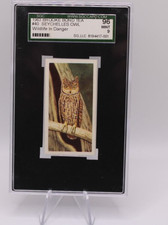 1963 Brooke Bond Tea Cards Wildlife in Danger #40 Seychelles Owl SGC 96 Mint