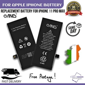 Batterie de remplacement haute capacité pour iPhone 11 Pro Max 2716mAh 3,82V 6,96Wh neuve - Photo 1 sur 5