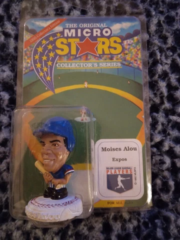 MOISES ALOU Montreal Expos Micro Stars Collector's Series Figurine 1995 Cover