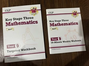 CGP Key Stage Three Work Books Including Test And Answere Set - Picture 1 of 1