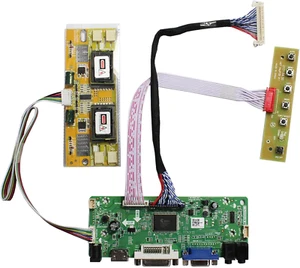 VGA DVI Audio a Cristalli Liquidi Input Controller Board per M201EW02 M220EW01 2 - Foto 1 di 12