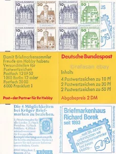 Alemania 1980 MiNr. MH22 I i oZ folleto completo montado en muy buen estado - Imagen 1 de 1