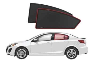 Genuine SNAPSHADES Car Rear Window Shades for Mazda 3 Sedan 2nd Gen (BL; 2009... - Picture 1 of 7