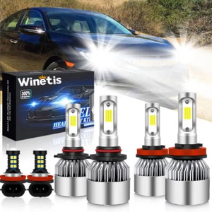 6PCS Combo LED for Toyota Highlander 2014-2020 Headlight Bulbs Hi+Lo+Fog Light\n - Bild 1 von 10
