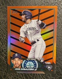 Jose Caballero - Orange & Black Foil - Rookie RC - 2023 Topps Update
