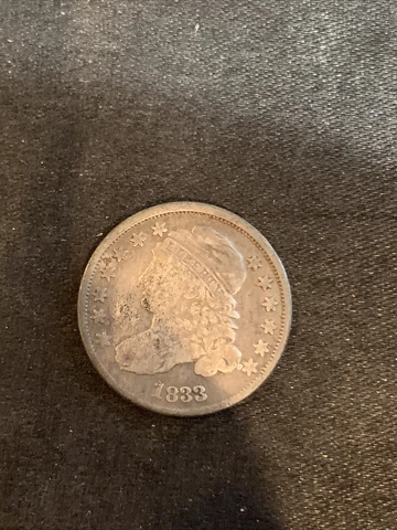 1833 Bust Dime Cover