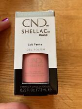 Brand New & Genuine CND Shellac 7.3ml -Shade Soft Peony