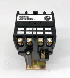 Westinghouse ARD404SR Control Relay 120V-DC Coil, 600VDC Contacts NOS