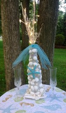 Tourquoise Unity Candle Center Piece