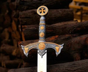 Hand Forged Conan The Barbarian Engraved Sword, Replica Sword, Birthday gift - Picture 1 of 7