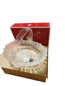 "Cesta de Navidad de vidrio Mikasa Winter Dreams con caja original SA95 9,5""" - Imagen 1 de 12