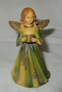 VINTAGE PLASTIC CHRISTMAS ANGEL ORNAMENT CHOIR MEMBER 3-1/2" tall - Picture 1 of 4