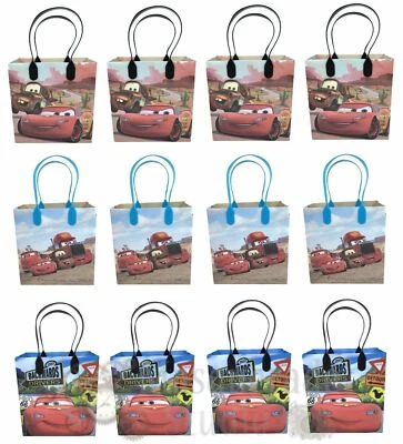 Disney Cars Lightning Mcqueen Party Favor Supplies Goody Loot Gift Bags [12ct] - Image 1 of 4